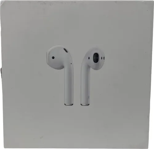 Apple AirPods - Kabellose In-Ear Kopfhörer - Kopfhörer mit Touchsteuerung und integriertem Mikrofon, bieten 5 Stunden Wiedergabe und 3 Stunden Sprechzeit pro Ladung. Ideal für Musik und Anrufe mit nahtloser Apple-Geräteintegration.