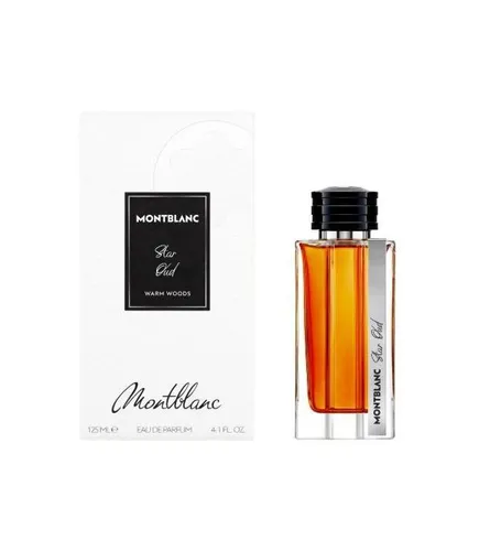 Montblanc Star Oud Eau de Parfum - Herrendüfte mit kraftvollem Oud-Akkord, inspiriert von Montblancs Erbe der Präzision und Kreativität. Ein zeitloser, holziger Duft mit mineralischen Gewürzen, Zimt und Kardamom für einen einzigartigen Charakter.