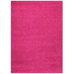 Vimoda Hochflor-Teppich Prime Shaggy in Pink, Quadrat 200x200 cm - Modischer Hochflor-Teppich in Pink, ideal für gemütliche Wohnräume. Pflegeleicht und schmutzabweisend, sorgt für ein angenehmes Raumklima.