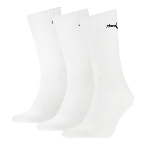Puma Sportsocke Crew 3P weiss - 3 Paar, Größe: 43-46