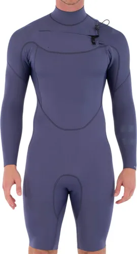 HURLEY AIR 3/2 CHEST ZIP LS Shorty 2026 destroyer - M - Leistungsstarker Longsleeve-Springsuit aus 80 % Neopren für optimale Flexibilität und Haltbarkeit. Der wasserdichte Chest-Zip erleichtert das An- und Ausziehen, während die innere Schlüsseltasche praktischen Stauraum bietet.