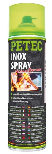 Petec Zinkspray INOX Spray, Schweißprimer 70360 - Öle & Schmierstoffe, ideal für Rostschutz und optimale Haftung bei Schweißarbeiten