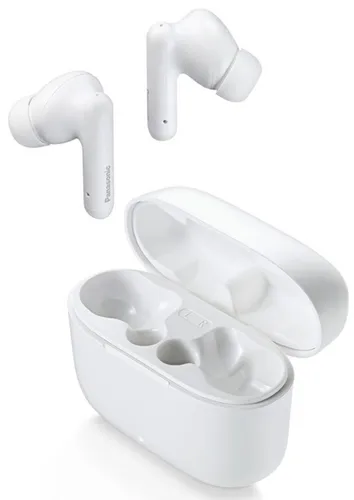 Panasonic RZ-B110W Kabellose In-Ear Kopfhörer - Kopfhörer für Anrufe, Musik, Sport und Alltag, mit IPX4 Wasserschutz und 16 Stunden Akkulaufzeit – ideal für aktive Nutzer.