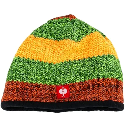 Engelbert Strauss Unisex - Erwachsene Strickmütze e.s.Motion 2020, Farbe:schwarz/warngelb/warnorange, Größe:S/M