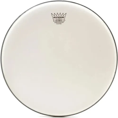 REMO Classic Fit Ambassador Coated 13" - Hochwertiger Drumfell für Bassdrum, Snaredrum und Tom, sorgt für warmen, ausgewogenen Klang und hervorragende Ansprache.