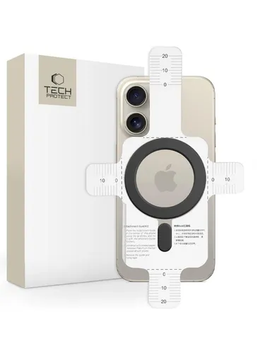 Tech-Protect MagSafe Universal Magnetischer Ring Schwarz - KFZ Einbau - Magnetischer Ring für müheloses Zubehörmanagement, elegant und kompatibel mit allen MagSafe-Geräten. Verwandeln Sie Ihr Telefon in eine stilvolle, funktionale Lösung.