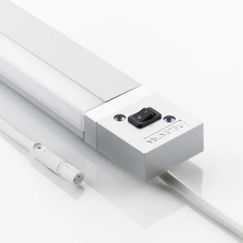 ELEKTRA Schaltermodul LD 8010A alufarbig inkl. Anschlussleitung mit Ministecker.