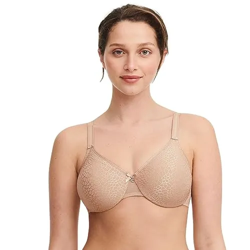 Chantelle - Magnifique - Minimizer BH (70 G Nude) - Funktionsunterwäsche, sehr bedeckender gemoldeter Bügel BH für große Cups, bietet optimalen Halt und Komfort mit verstellbaren Trägern.