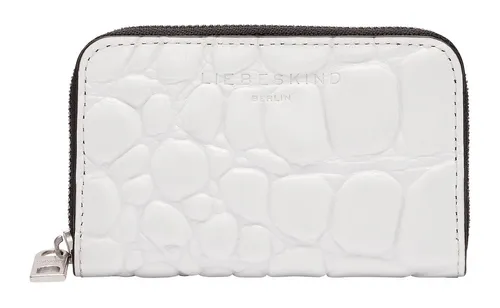 Liebeskind Berlin Geldbörse Lea Waxy Croco mit RFID-Blocker - Elegante Geldbörse in Paperwhite, aus hochwertigem Rindsleder, ausgestattet mit RFID-Blocker für sichere Aufbewahrung Ihrer Karten. Ideal für stilbewusste Frauen.