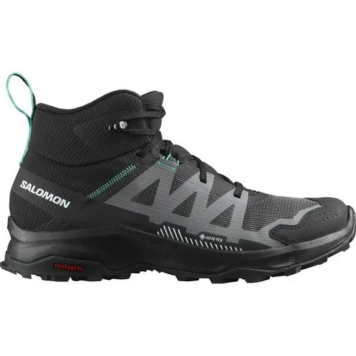 Salomon ARDENT MID Wanderschuhe Damen – Größe 38 in black-phantom-marine blue - Wanderschuhe mit atmungsaktiver GORE-TEX Membran für besten Wetterschutz; ideal für anspruchsvolle Wanderungen und Outdoor-Abenteuer.