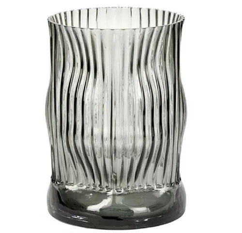 Lambert Dekovase Vase Milani Grau Glas