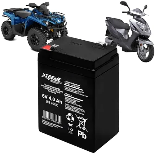 Xtreme 6V 4Ah AGM Gel-Batterie für Elektrowerkzeuge - Hochleistungs-Akku für vielseitige Anwendungen, wartungsfrei und zuverlässig im Einsatz, ideal für Ihre Geräte.