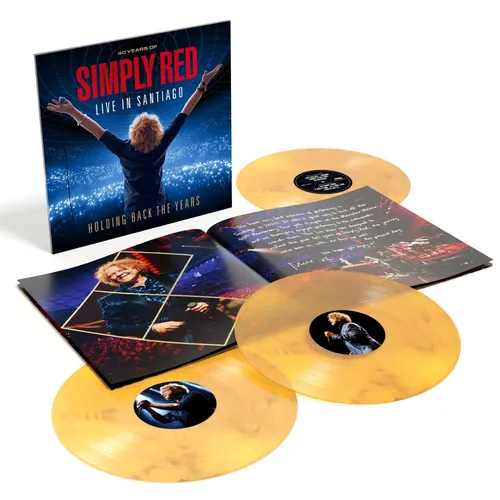 Simply Red - Holding Back The Years : IN Santiago (2026) 3 LP Orange Vin Pre