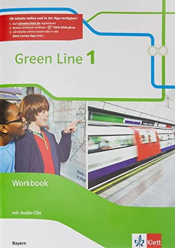 Green Line 1. Ausgabe Bayern: Workbook mit Audios 5. Klasse (Green Line. Ausgabe für Bayern ab 2017)