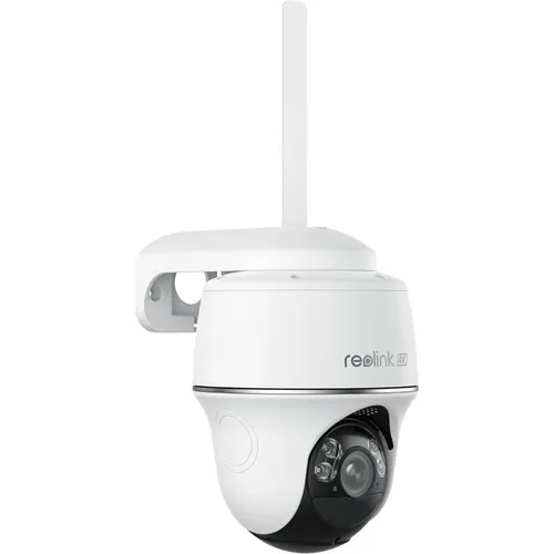 Reolink Go PT Ultra 4K 8MP - Kabellose 4G LTE Akku-Kamera - Überwachungskamera mit 4K UHD, 355° Schwenkung und 140° Neigung. Ideal für Innen- und Außeneinsatz, erkennt Bewegungen intelligent und bietet farbige Nachtsicht.