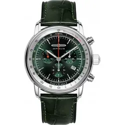 ZEPPELIN Chronograph LZ 14 Marine 8888-4 - Chronograph mit Quarzwerk und Stoppfunktion, Made in Germany, wasserdicht bis 5 bar und mit leuchtenden Zeigern für optimale Ablesbarkeit.