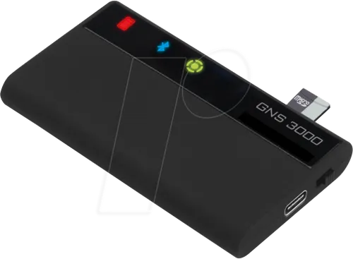 GNS 3000 - GPS Tracker - Bluetooth GPS Tracker für präzise Ortung, unterstützt Galileo, GPS und Glonass. Ideal für vielseitige Anwendungen, zukunftssicher durch Software-Updates.