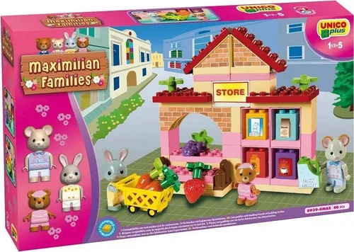 Gadget - Androni: Unico Plus - Costruzioni 2-5 Anni - Maximilian Families - Mini