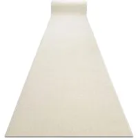 RugsX Läufer Karmel Glatt VG15792 Weiß 100x440 cm - Moderner Flurläufer für eine einladende Atmosphäre. Hochwertige Materialien sorgen für Langlebigkeit und Komfort unter den Füßen. Ideal für stark frequentierte Bereiche und mit geprüfter Qualität.