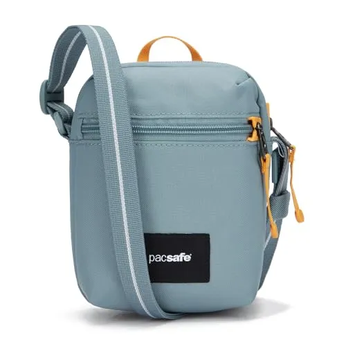 Pacsafe Go Micro Crossbody Bag - Fresh Mint - Damen Umhängetasche mit RFID-Blockierung und wasserfestem Material, ideal für Reisen und Freizeitaktivitäten.