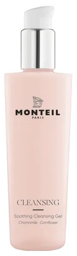 Monteil Cleansing Soothing Cleansing Gel 200ml - Gesichtsreinigung mit beruhigenden Inhaltsstoffen, entfernt sanft Unreinheiten und wasserfestes Make-Up, ohne die Haut auszutrocknen.
