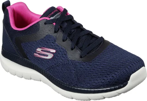 Skechers Damen Sneakers Marine Hot Rosa 38 EU - Damen-Sneaker aus hochwertigem Material, ideal für Sport und Freizeit mit bequemer Passform und modernem Design.