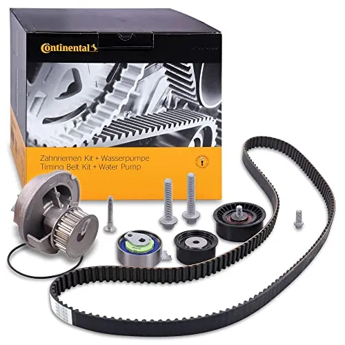CONTITECH CT873WP2 Wasserpumpe + Zahnriemensatz - Auto-Zahnriemen-Kits mit hochwertiger Wasserpumpe und Zahnriemen für zuverlässige Motorleistung und lange Lebensdauer.