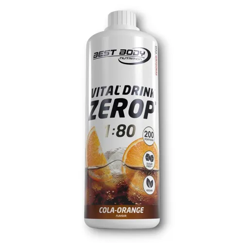 Best Body Nutrition Vital Drink ZEROP Cola Orange Getränkesirup Sirup