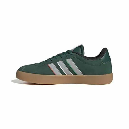 adidas Herren VL Court 3.0 Shoes, Team Dark Green/Grey Two/FTWR White, 42 2/3 EU