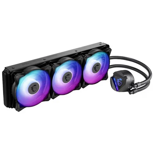 MSI MAG CORELIQUID 360R V2 - AIO CPU Wasserkühlung mit drehbarem ARGB-Blockkopf, ultra-leise 120mm Lüfter für optimale Kühlung und beeindruckende Beleuchtungseffekte