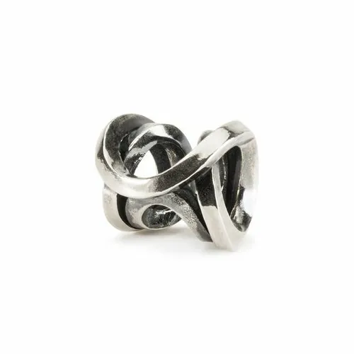Trollbeads Bead Knoten der Treue, TAGBE-20219 - Handgefertigter Bead aus Silber für individuelles Schmuckdesign. Erzähle deine Geschichte mit Trollbeads und setze auf einzigartigen Stil und Kreativität.