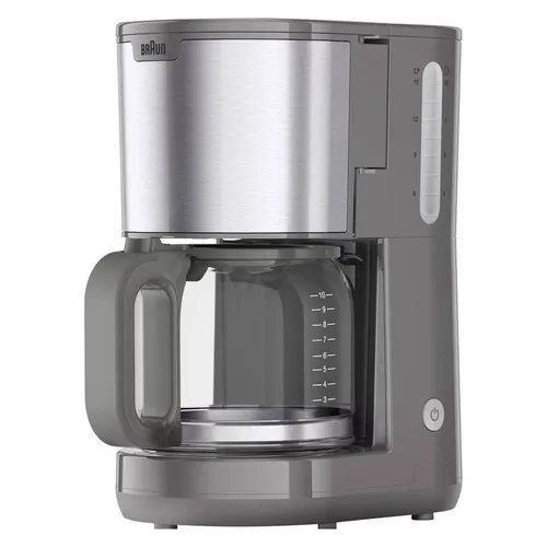 Braun Filterkaffeemaschine 0X13211092, Papierfilter 1x4 - Kaffeemaschine mit 1000 W Leistung und 15 Tassen Kapazität, ausgestattet mit Tropfstoppfunktion und automatischer Abschaltung für mehr Sicherheit und Komfort.