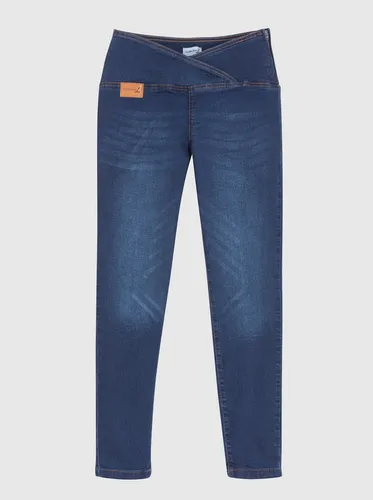 sheego Stretch-Jeans 347012_195 - Hochgeschnittene Stretch-Jeans mit seitlichem Reißverschluss, die eine tolle Figur zaubert. Bequeme Passform und knackiger Sitz für den täglichen Einsatz.