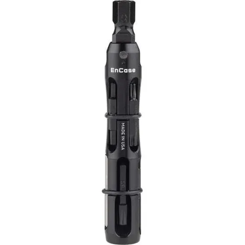 Wolf Tooth EnCase System Hex Bit Wrench Multitool - Universelles Multifunktionswerkzeug in Schwarz, ideal für Fahrradreparaturen und unterwegs.