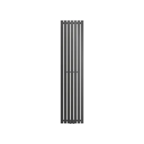 LuxeBath Badheizkörper Design Heizkörper Handtuchtrockner Badezimmer Heizung für Handtücher, Handtuchwärmer Stella grau 160 cm x 5.5 cm