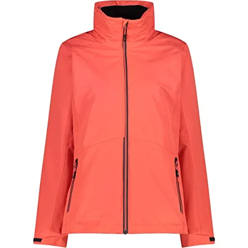 CMP 3-in-1-Jacke für Damen in Campari - Funktionsjacke mit Clima Protect-Technologie, wasserdicht und atmungsaktiv, ideal für alle Outdoor-Aktivitäten und wechselnde Wetterbedingungen.