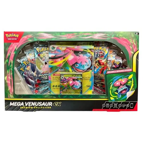 Pokémon Mega Venausur Bisaflor ex Premium Collection Englisch NEU OVP - Erlebe die spannende Welt von Pokémon mit dieser Premium Collection! Enthält exklusive Karten und ist ideal für Sammler und Spieler. Perfekt für jedes Pokémon-Abenteuer!