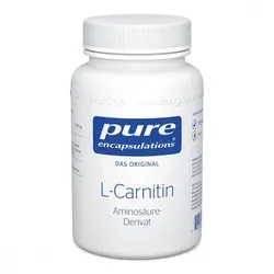 Pure Encapsulations L-Carnitin Kapseln - Nahrungsergänzungsmittel für vegane Ernährung, unterstützt die tägliche L-Carnitin-Versorgung und fördert die Fettverbrennung.
