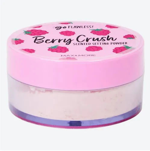Max & More Fixierpuder Berry Sweet 22 g - Hochwertiger Abdeckpuder in fruchtiger Farbe, ideal für ein mattes Finish und langanhaltende Haltbarkeit. Perfekt für einen makellosen Teint im Alltag.