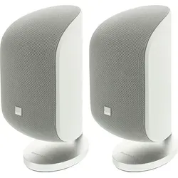 Bowers & Wilkins M1 Lautsprecher Doppelpack Weiß - Kompakte HiFi-Lautsprecher im praktischen Doppelpack. Ideal für Bücherregale oder als Heimkino-Klangquelle. Genießen Sie kraftvolle Klänge dank 25-mm-Hochtöner und 100-mm-Tieftöner.