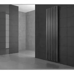 LuxeBath Badheizkörper Design Heizkörper Handtuchtrockner Badezimmer Heizung für Handtücher, Handtuchwärmer Stella Bodenanschluss Mittelanschluss + Thermostat