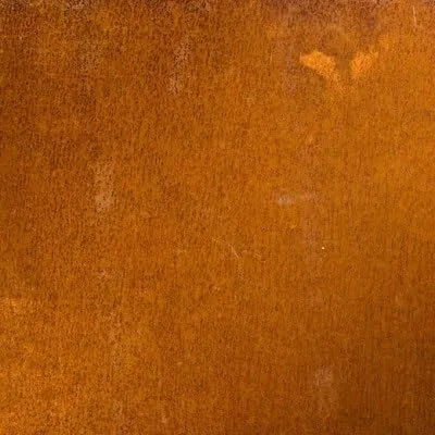 LogistSystem Stahl-Blech | Cortenstahl Corten-Stahl | Stahlplatte quadratisch im Zuschnitt Größe 20 x 20 cm (200 x 200 mm) | Stahlblech, Feinblech, Rostoptik, Stärke: 8mm | Qualität: S355J0WP