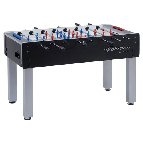 Garlando G-500 Evolution Kickertisch – Professioneller Tischfußball - Erleben Sie spannende Kickerduelle mit dem Garlando G-500 Evolution! Robuste Verarbeitung, verstellbare Metallbeine und 16 mm verchromte Spielstangen garantieren höchsten Spielspaß für alle Altersgruppen.