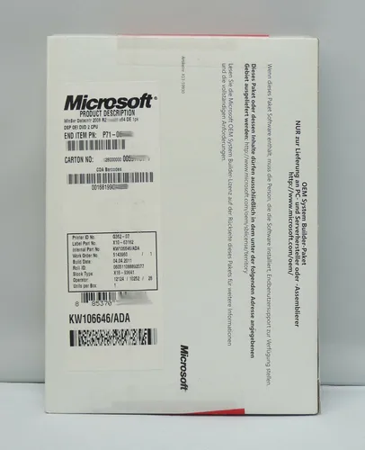 Microsoft Windows Server 2008 R2 Datacenter - 2 CPU - Deutsch -NEU-