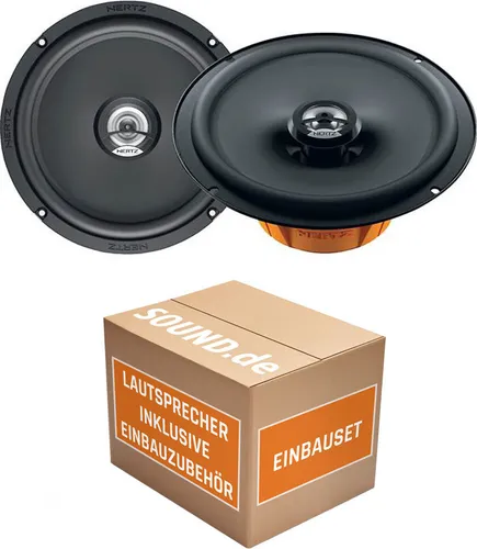 Hertz DCX 165.3 - Koax Lautsprecher Einbauset für Opel Corsa B/C/D - Hochwertiges Lautsprechereinbauset für Opel Corsa B, C & D. Mit Neodymium Magnet und PEI Hochtöner für beeindruckenden Klang. Inkl. praktischem Einbauzubehör für unkomplizierte Installation.