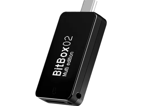 Shift Crypto BitBox02 USB-C & USB-A Hardware Wallet - USB-Stick mit 2FA und OLED Display für maximale Sicherheit und einfache Handhabung von Kryptowährungen.