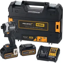 DeWalt DCF85MP2T McLaren F1 Team - 18V XR Schlagschrauber mit 2 x 5Ah - Akkuschrauber mit beeindruckender Leistung und ergonomischem Design, ideal für Profis und Heimwerker, perfekt für schnelle und kraftvolle Anwendungen.