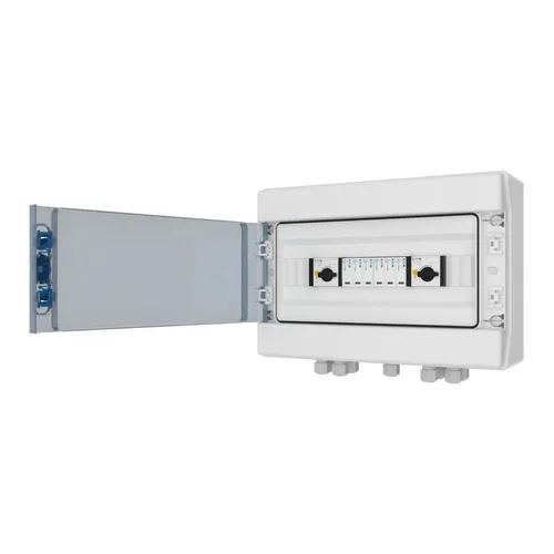 Eaton EP-501985 IKA-SOL20-X22-PKZ-T2-1/18-VM-A Generatoranschlusskasten - Photovoltaik DC Stringbox für effiziente Energiegewinnung, werkseitig montiert mit integrierten PV-Strangschutzschaltern und ideal für Wechselrichter mit 2 MPP Trackern.