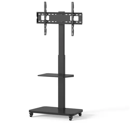 conecto TV-Ständer für Flachbildschirm bis 75 Zoll mit Rollen - TV-Halterungen, mobiler Standfuß mit Rollen für flexibles Positionieren und einfache Umstellung im Raum.