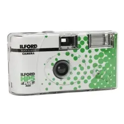 Ilford HP5 + Einwegkamera mit Blitz - Analoge Einwegkamera mit 24 + 3 Aufnahmen, 400 ISO Film und Blitz für perfekte Schwarz-Weiß-Fotos.
